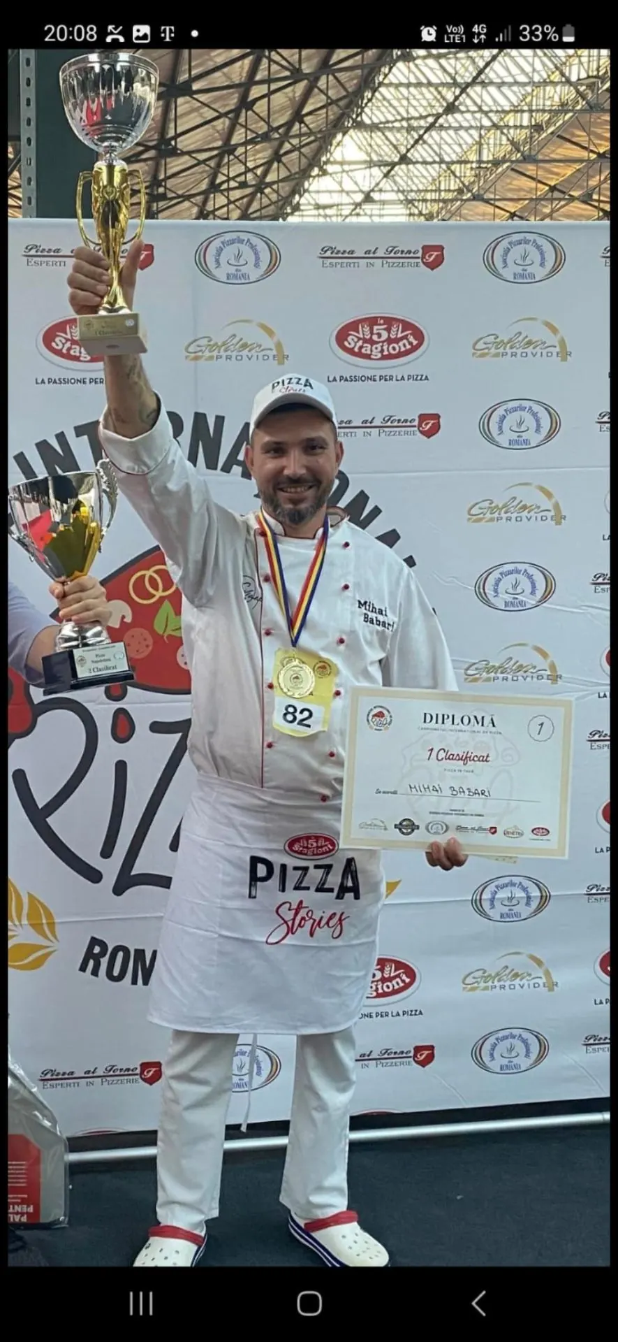 Mihai Babari câștigător Pizza MasterChef 2023